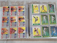 Binder of baseball cards 1991-93
