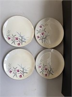 (4) Pieces Simplicity Floral China