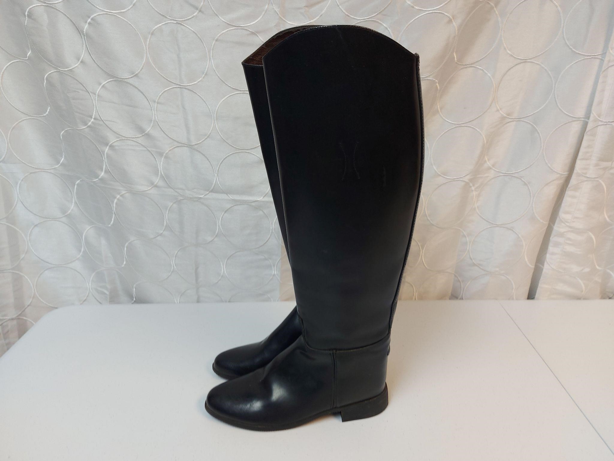 Leather Dress Boots / Riding Boots Ladies 7w