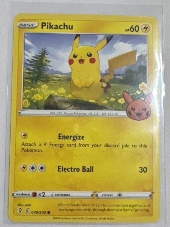 Pokémon TCG Pikachu 49/203 Trick Or Trade!