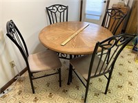 Table & 4 Chairs 44" Diameter