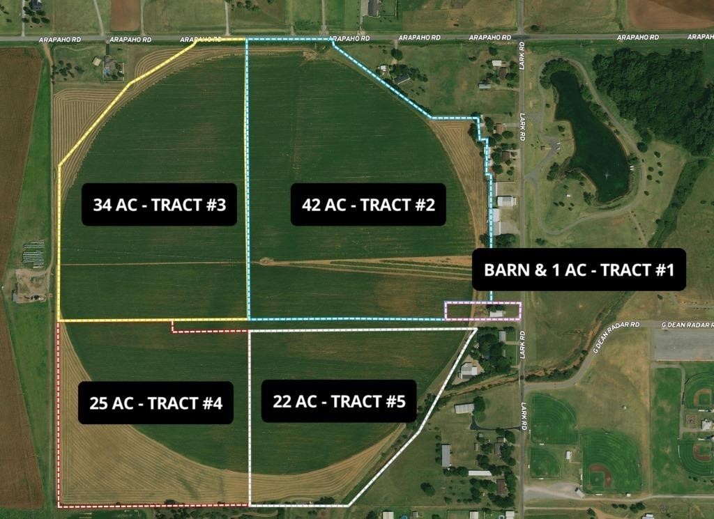 Custer County, OK +/- 34 Acres for Sale - Tract #3