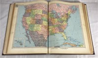 Vintage world atlas book