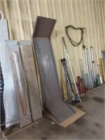 Large homemade steel blade 104"x24"