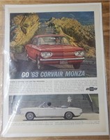 '63 Corvair Monza Ad