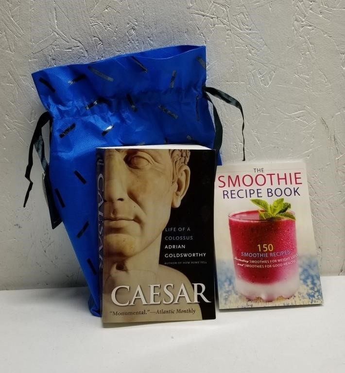 2 Books- Caesar with Gift Bag and Smooth