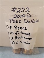 (46) 2010D Presidential Dollars (17) F. Pierce,