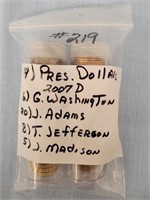 (49) 2007D Presidential Dollars, (16) Geo.