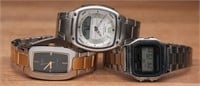 Casio Men's Wrist Watches- Retro Digital + (3)