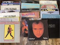 Albums: Blondie, Elvis Costello, blind faith, Pat