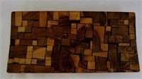 Handmade Wood Tray - Signed David Jerusalam