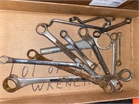 Lot of box wrenches