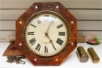 Early Octagon Postman's Clock