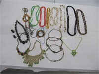 ASSORTED NECKLACES, BEADS