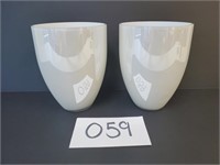 2 CYS Excel Hand Blown Glass Vases (No Ship)
