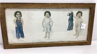 Young child lithograph 1906 copyright, ‘My