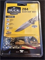 NEW BUCK 284 BANTAM CAMO HANDLE HUNTING KNIFE