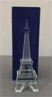Small Crystal Eiffel Tower Paperweight w/Box