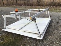 8FT TRUCK CAP WITH LADDER RACK - WHITE