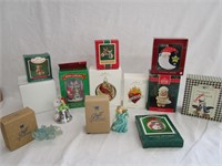 Boxed Ornaments,Ginger Bread Elf,Avon,Ect