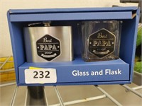 Best papa glass and flask