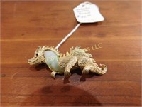 Marvella dragon enamel pin