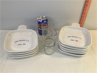 Assorted Corningware & Glasses