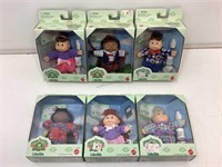 NIB 6 CPK baby kids figures. Cabbage patch kids.