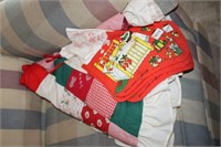 VINTAGE STOCKINGS AND TREE SKIRT-PERSONALIZED