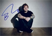 Autograph COA Ed Sheeran Photo