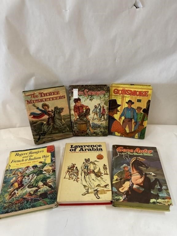 Lot of Vintage Books Tom Sawyer 3 Musketeers MORE
