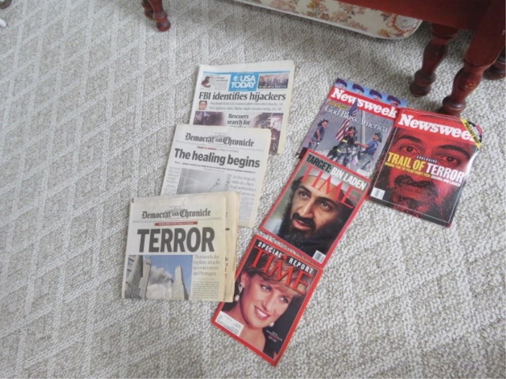 NEWSPAPERS AND MAGAZINES - 9/11