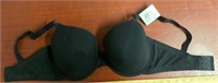 Fruit of the Loom Bra-Black-Size 38DDD-New