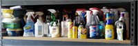 Shelf Full Of Misc Cleaning Supplies