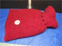 WOOL COVERED HOT WATER BOTTLE