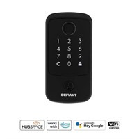 $119  Matte Black Biometric Touchpad Deadbolt