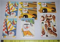 (6) 1973 Milton the Toaster Kelloggs Puzzles +