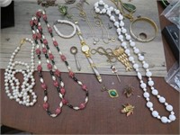 Necklaces, Watch, Frog Brooch & More