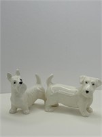W.R. Midwinter White Dog Figurine Lot