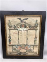 Soldiers Memorial 10th Regiment Lithograph