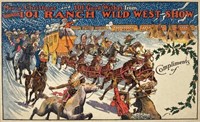 101 RANCH WILD WEST SHOW CHRISTMAS CARD