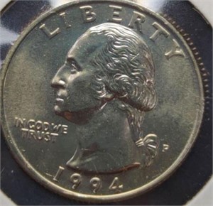 Mint uncirculated 1994, Washington quarter