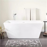 67" Hibiscus Rectangl Acrylic Freestanding Tub C34