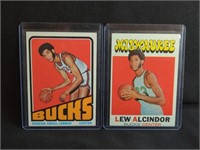 LEW ALCINDOR & "KAREEM" CARDS