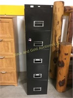 5ft tall ALL STEEL 5 drawer filing cabinet
