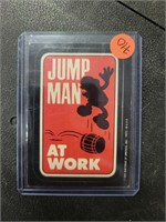 1982 Nintendo Jump Man at Work Card