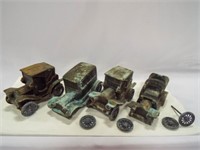 (4) Corroded Car Banks