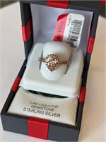 14-karat Gold Pink Sapphire Ring - Size 7