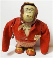 Lot #1282 - Vintage Wind -Up Tin Gorilla with