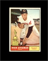 1961 Topps #77 Dick Stigman EX-MT to NRMT+